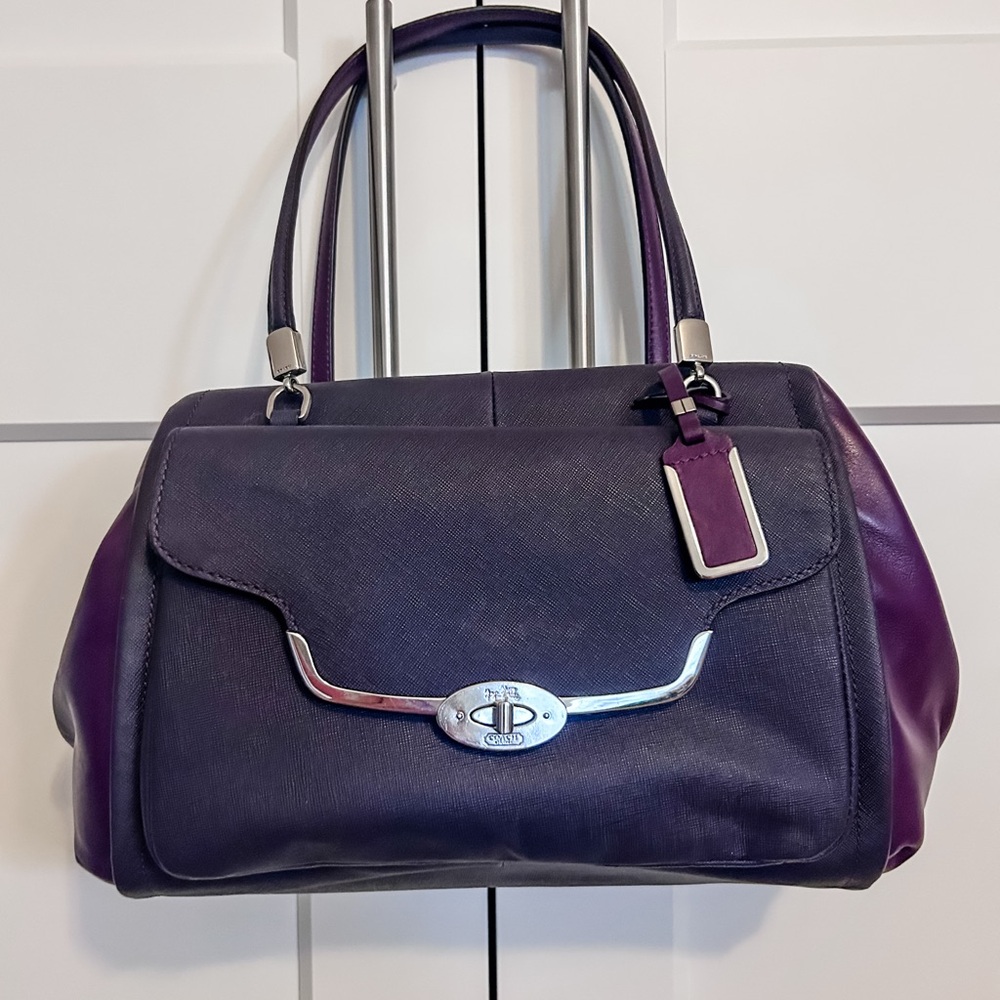 Coach Elegant Purple Handbag